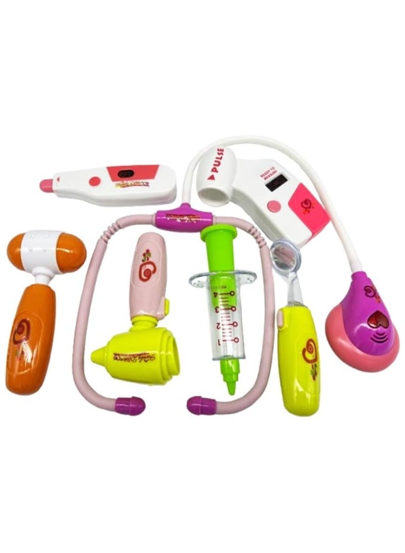 TOY GARDEN 9 PCS Doctor Kit for Kids – Pretend Medical Play Set with Stethoscope & Costume, Educational Toy for Boys & Girls, Birthday Gift - Image 2
