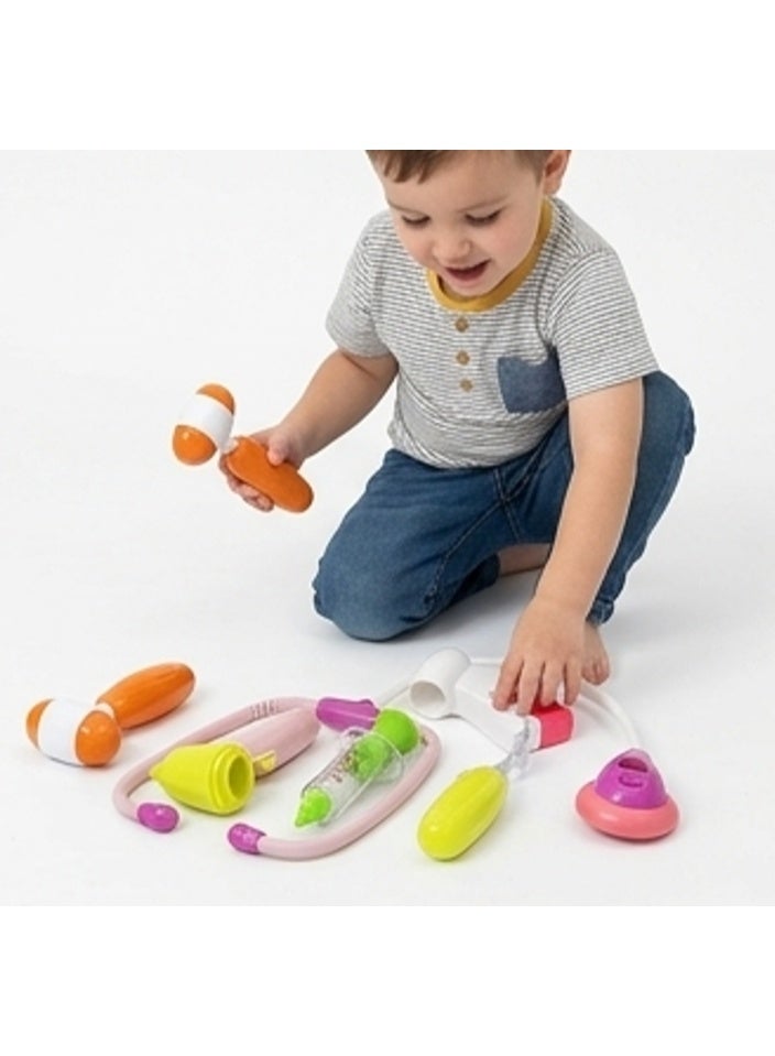 TOY GARDEN 9 PCS Doctor Kit for Kids – Pretend Medical Play Set with Stethoscope & Costume, Educational Toy for Boys & Girls, Birthday Gift - Image 5