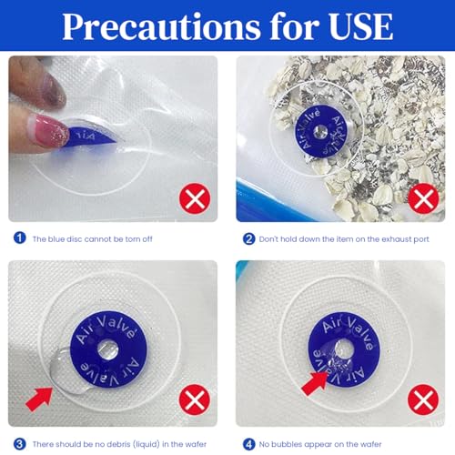 Serplex® 10Pcs 3D Printer Filament Vacuum Storage Bags with Manual Air Pump & 4 Seal Clips, Airtight Double Seal, Filament Vacuum Bag Keep Dry Avoid Consumable Moisture for 3D Printer Parts, 30x34cm - Image 5