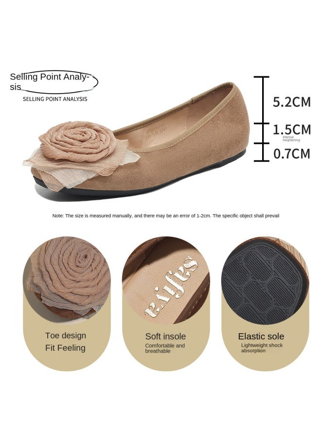 SAFIYA Height-increasing】saturday's Mary Jane Flats 2025 Spring/autumn New Collection, Soft-soled Lightweight Women's Shoes - Image 4