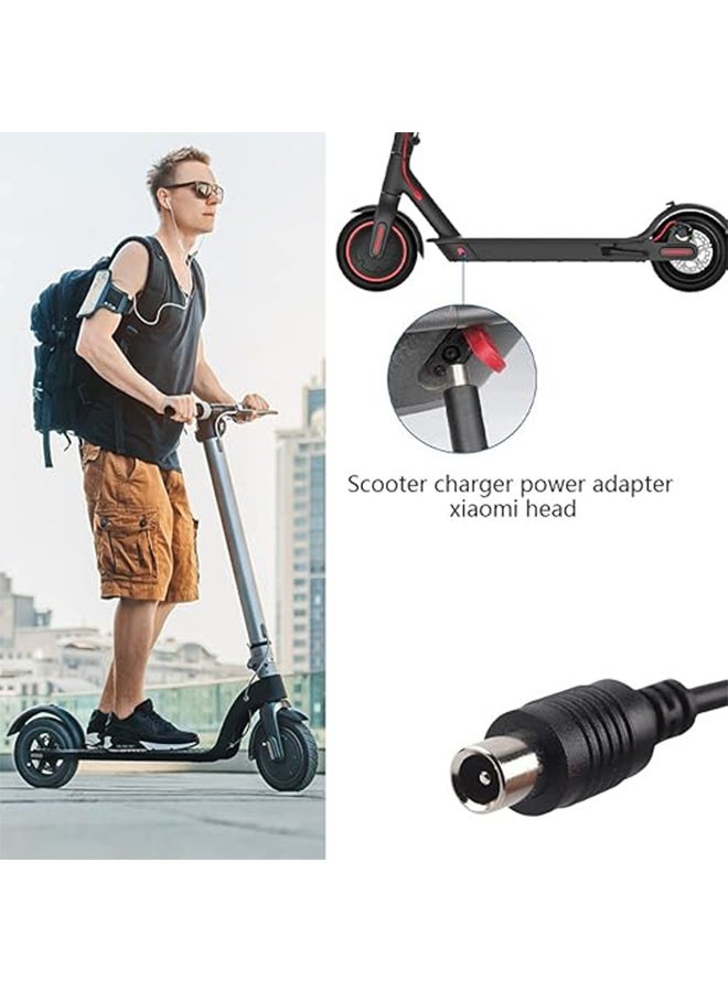 Electric Scooter Charger, 42V 2A Scooter Battery Charger M365, Electric Bike Charger with 4-Connectors, for M365/Pro/Mi 3/1s, Universal Electric Scooter Charger - Image 2