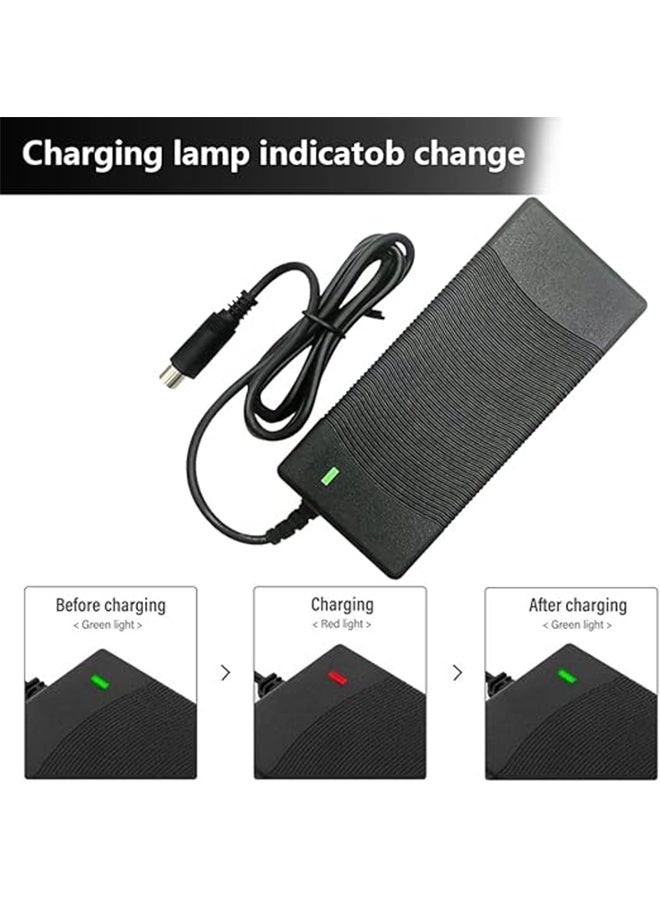 Electric Scooter Charger, 42V 2A Scooter Battery Charger M365, Electric Bike Charger with 4-Connectors, for M365/Pro/Mi 3/1s, Universal Electric Scooter Charger - Image 3