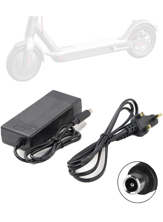 Electric Scooter Charger, 42V 2A Scooter Battery Charger M365, Electric Bike Charger with 4-Connectors, for M365/Pro/Mi 3/1s, Universal Electric Scooter Charger - Image 1