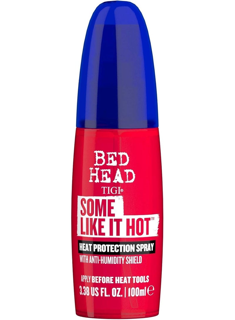 Tigi Bed Head Some Like It Hot Heat Protection Spray for Hair Styling Tools, 100ml - Image 1