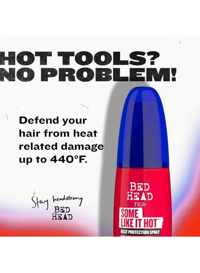 Tigi Bed Head Some Like It Hot Heat Protection Spray for Hair Styling Tools, 100ml - Image 2