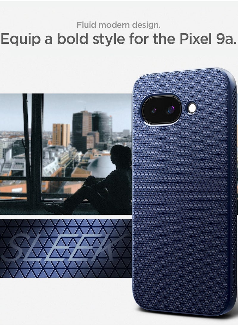 Spigen Liquid Air Google Pixel 9a Case Cover (2025) - Navy Blue  - Image 3