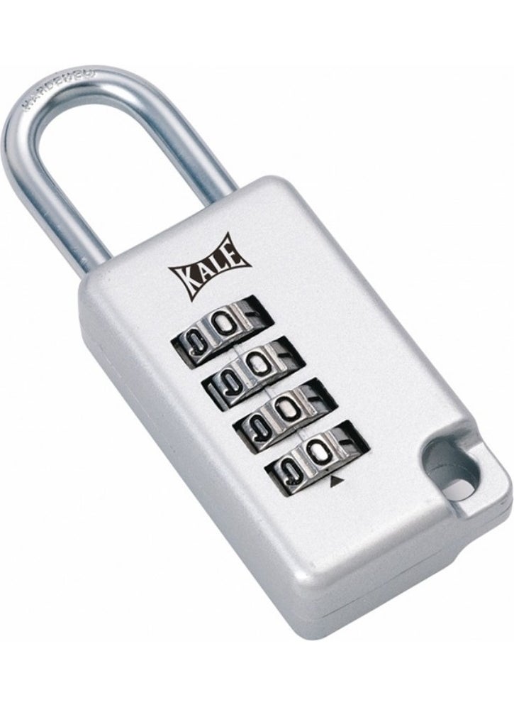 KALE Combination Padlock 4 Digit Encryption 20 300 Bidirectional Gray 1 Piece 