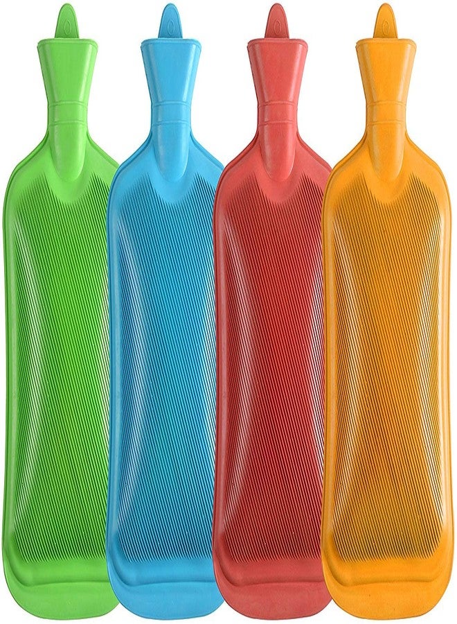 AAFOS hot water rubber bag bottle For Pain Relief (2 L,Assorted Multi Colors) PACK OF 2 - Image 5