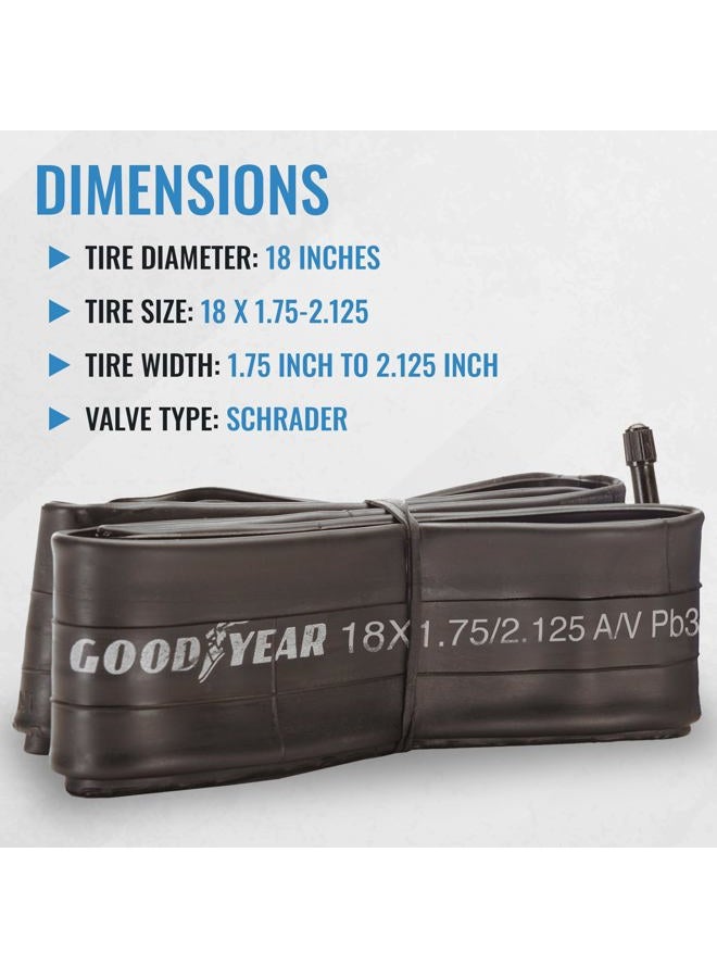 GOODYEAR Bicycle Tube, 18 X 1.75/2.125 - Image 4
