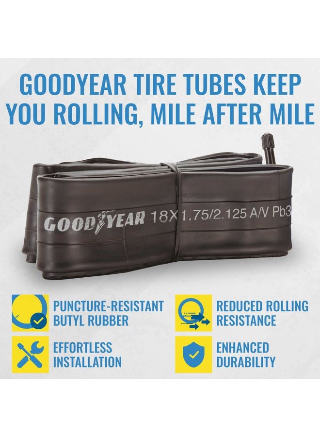GOODYEAR Bicycle Tube, 18 X 1.75/2.125 - Image 2