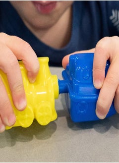 Learning Advantage LEARNING ADVANTAGE Transportation Linking Blocks - Set of 36 - Ages 18m+ - Connecting Blocks for Toddlers - Early Construction, Sorting and Fine Motor Skills  - Image 2