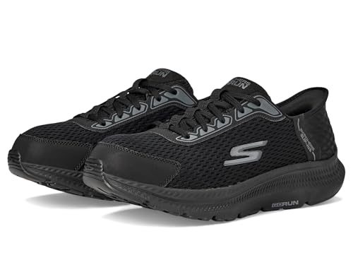 SKECHERS حذاء سكيشرز للرجال بدون استخدام اليدين Go Run Consistent 2.0 Empowered، أسود/أسود، 9.5 عريض - Image 2