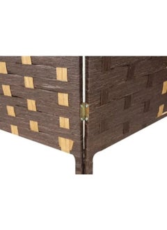Generic Foldable Room Divider Beige/Brown 180 x 200centimeter  - Image 5