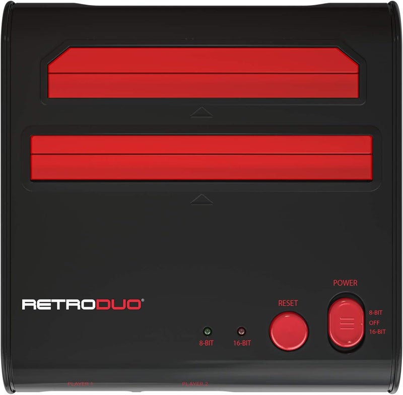 Retro Bit Retro-Bit Retro Duo 2-in-1 Gaming Console - Red/Black - Image 5