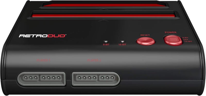 Retro Bit Retro-Bit Retro Duo 2-in-1 Gaming Console - Red/Black - Image 4