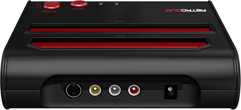 Retro Bit Retro-Bit Retro Duo 2-in-1 Gaming Console - Red/Black - Image 2
