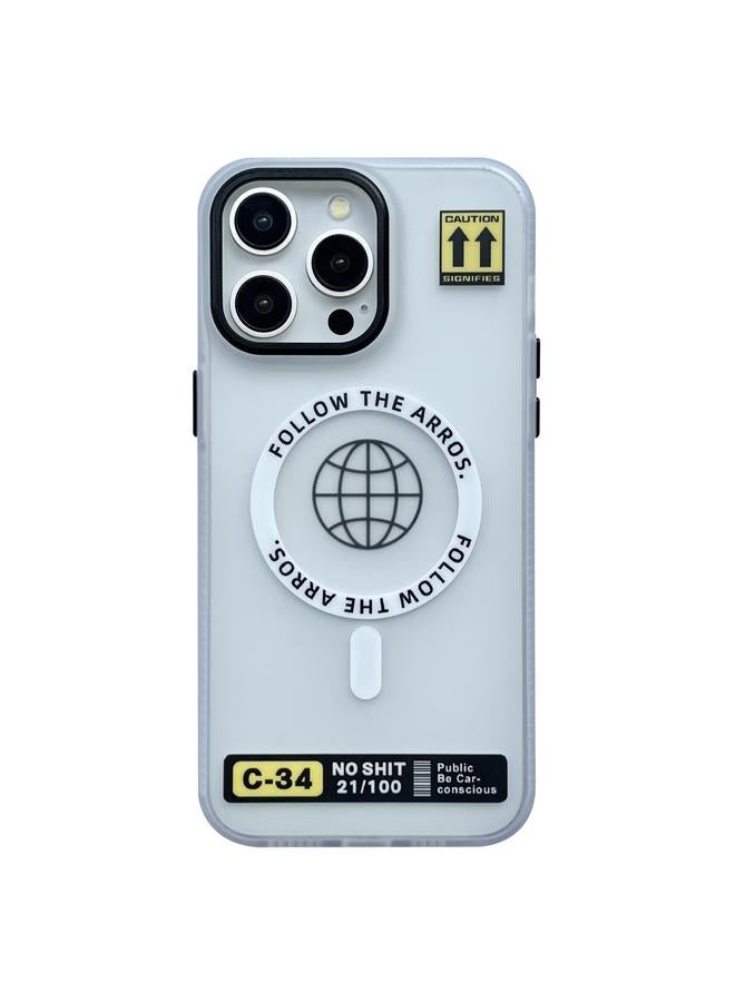 S-TOP Case For iPhone 15 Pro Max Frosted Metal Lens Protection Frame MagSafe Phone Case - Image 1