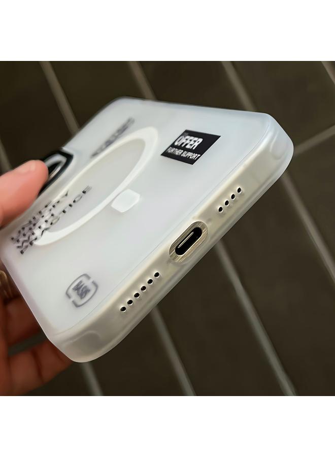 S-TOP Case For iPhone 15 Pro Max Frosted Metal Lens Protection Frame MagSafe Phone Case - Image 5