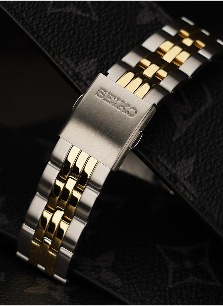 Seiko Chronograph Two-Tone Stainless Steel Men's Watch SSB430P1  - Image 3