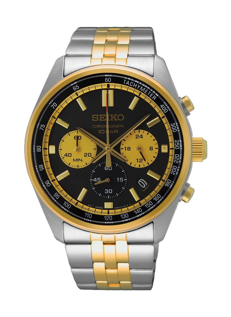 Seiko Chronograph Two-Tone Stainless Steel Men's Watch SSB430P1  - Image 1