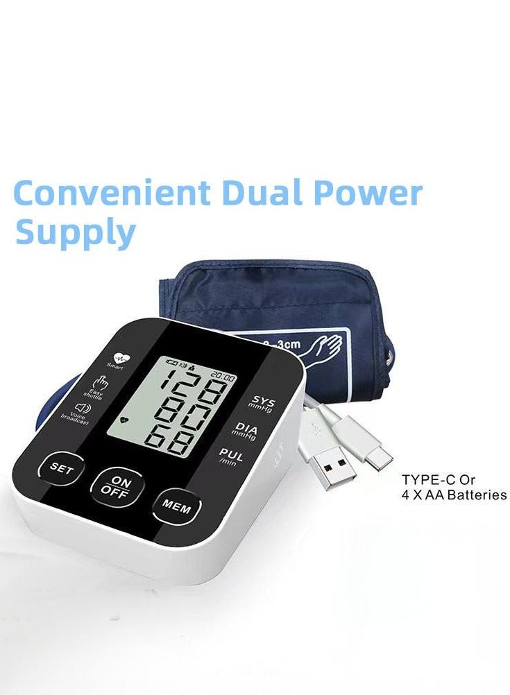 إسكدنيا جهاز قياس ضغط الدم الأوتوماتيكي من أعلى الذراع مع اكتشاف عدم انتظام ضربات القلب، قياسات سهلة ونتائج دقيقة، بث صوتي أوتوماتيكي بالكامل، شاشة واضحة - Image 5