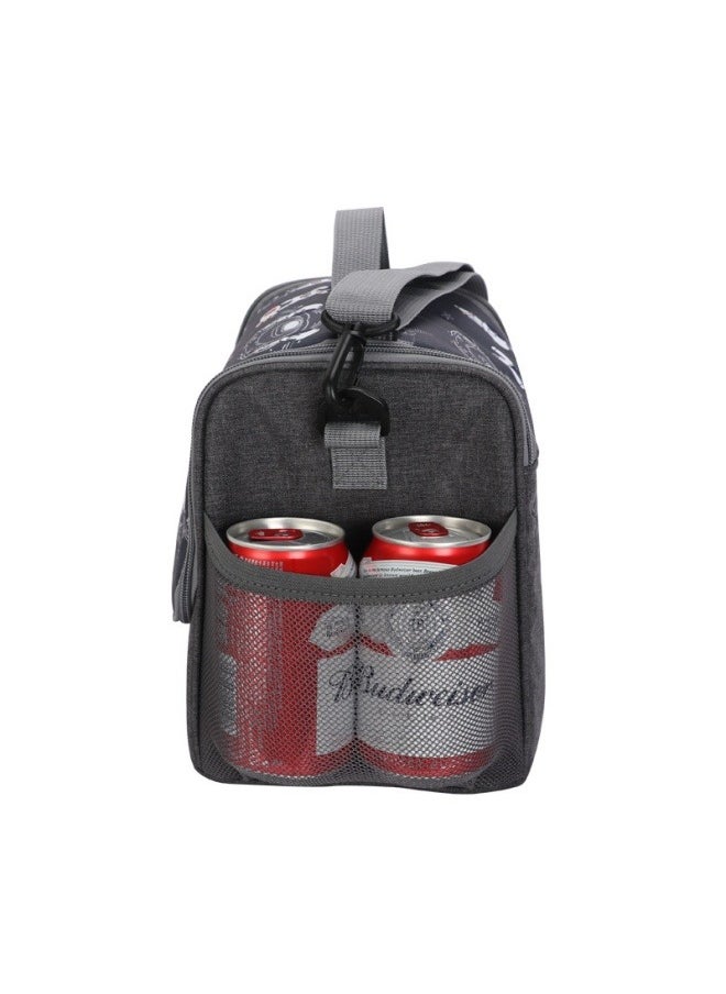 Waterproof insulated lunch bag for office workers, perfect for storing your rice box. Large capacity and thickened design, suitable for a space walk series.