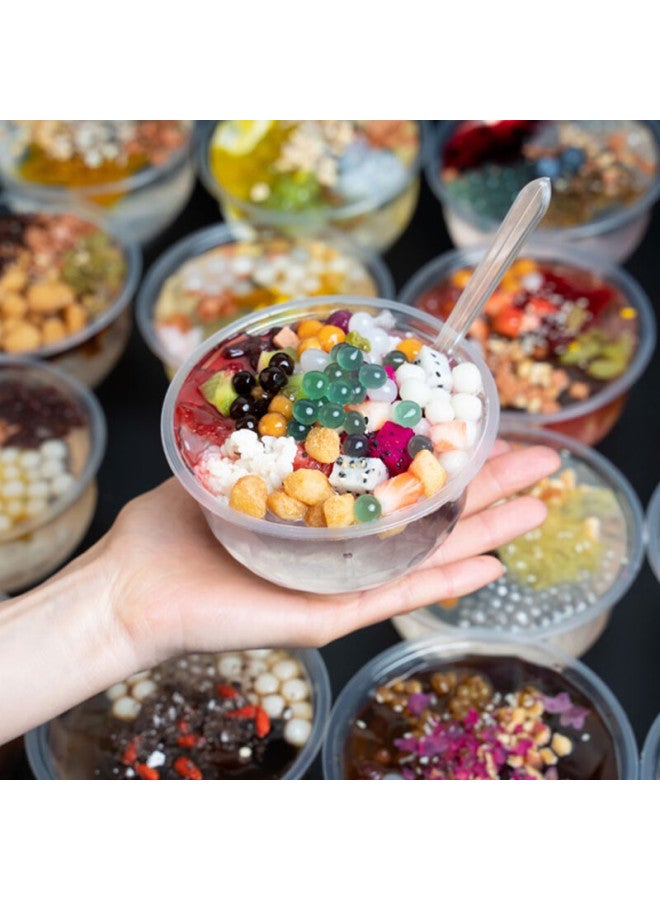 Yata Wutian Disposable Bowls, 360 Model, 300 Pieces, Plastic Transparent Bowls For Rice, Sake, Tangyuan, Takeout Containers, Without Lids - Image 5
