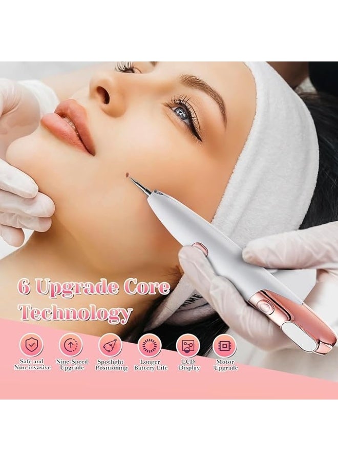 Intelligent 9-speed plasma skin cleansing device - high rigidity and wear-resistant, with built-in light-based spot removal pen, portable medical beauty tool suitable for all skin types (universal use/1 pack) - Image 5
