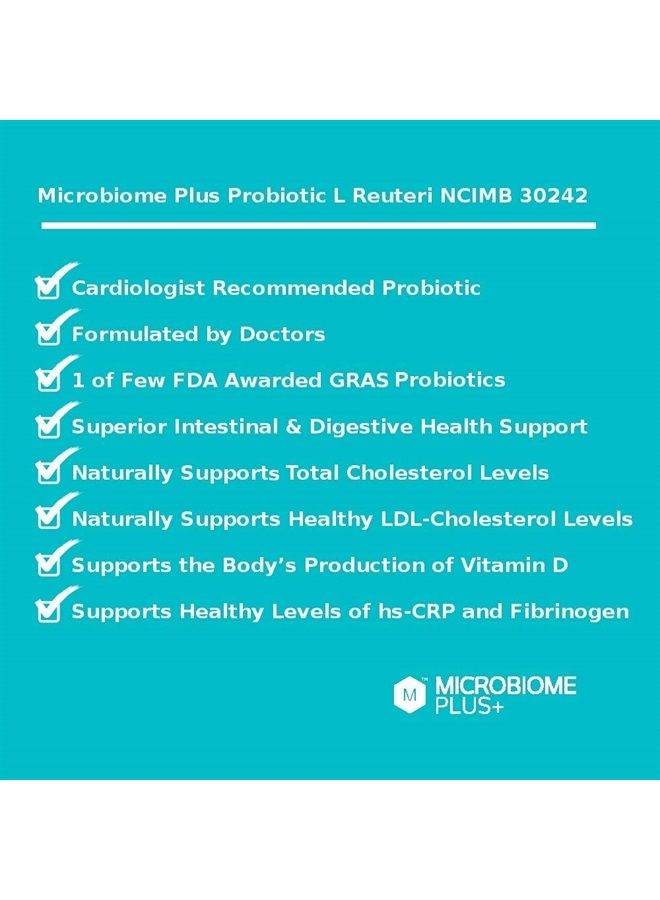 Gastrointestinal Probiotics L Reuteri NCIMB 30242 GI Digestive Supplements Capsule, Allergy Safe & Gluten Free for Men and Women (1 Month Supply)