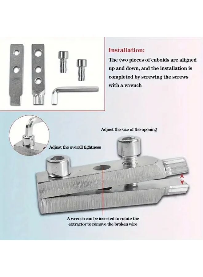 2025 Upgrade Faucet Angle Valve Broken Wire Extractor Plumbing Tool Screw Remover - Image 3