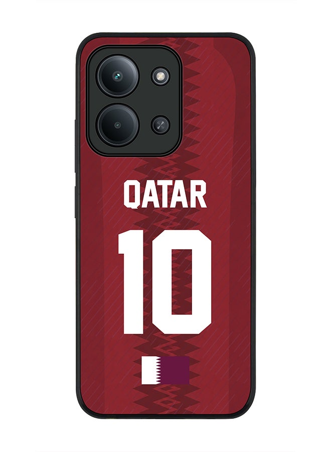 Stylizedd For Xiaomi Redmi 15C 4G Case,Slim fit Camera Protection, Shockproof Thin Phone cover  - Football Team Qatar World Cup 2026