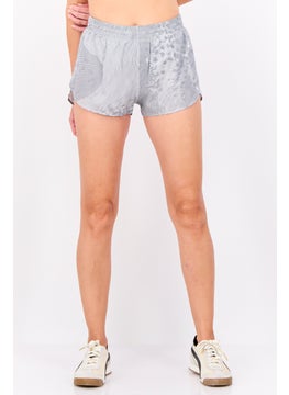 Adidas Women Sportswear Fit 2 Inseam Running Shorts, Grey  - Image 1