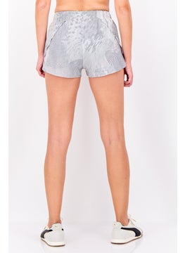 Adidas Women Sportswear Fit 2 Inseam Running Shorts, Grey  - Image 2