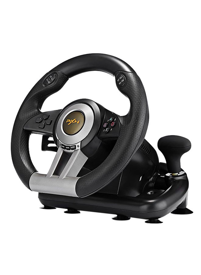 PXN V3II Racing Game Steering Wheel With Brake Pedal - Image 3