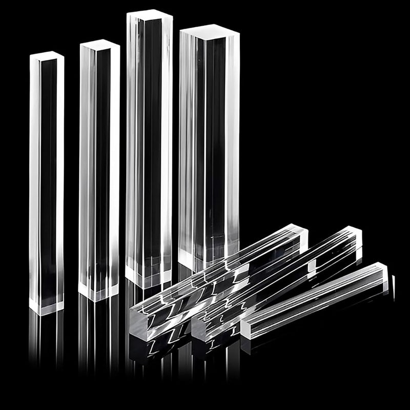 Clear Acrylic Rods 6PCS 4mmx4mmx200mm Plastic Dowel Sticks for DIY Crafts Model Making Display Stands - Image 3