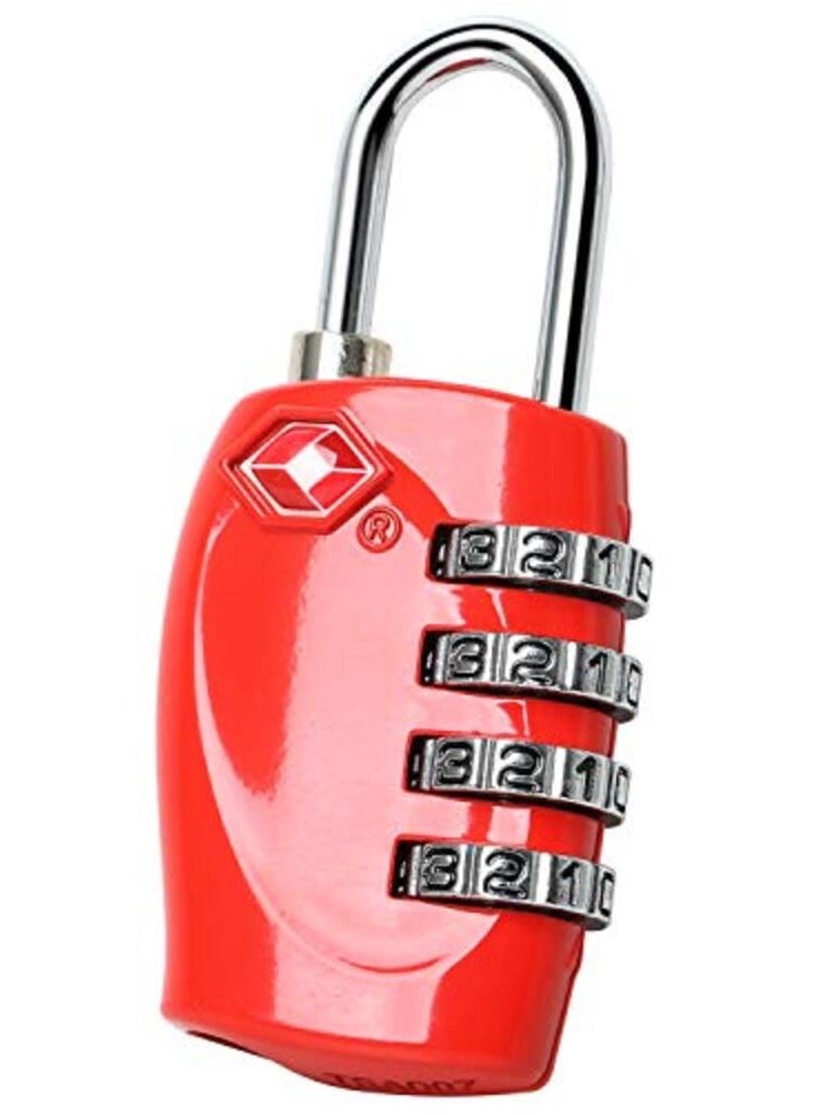 MORANO 4 Digit Travel Lock for Suitcases Backpack Luggage Password Travel Lock, TSA Approved Luggage Locks  - Image 1