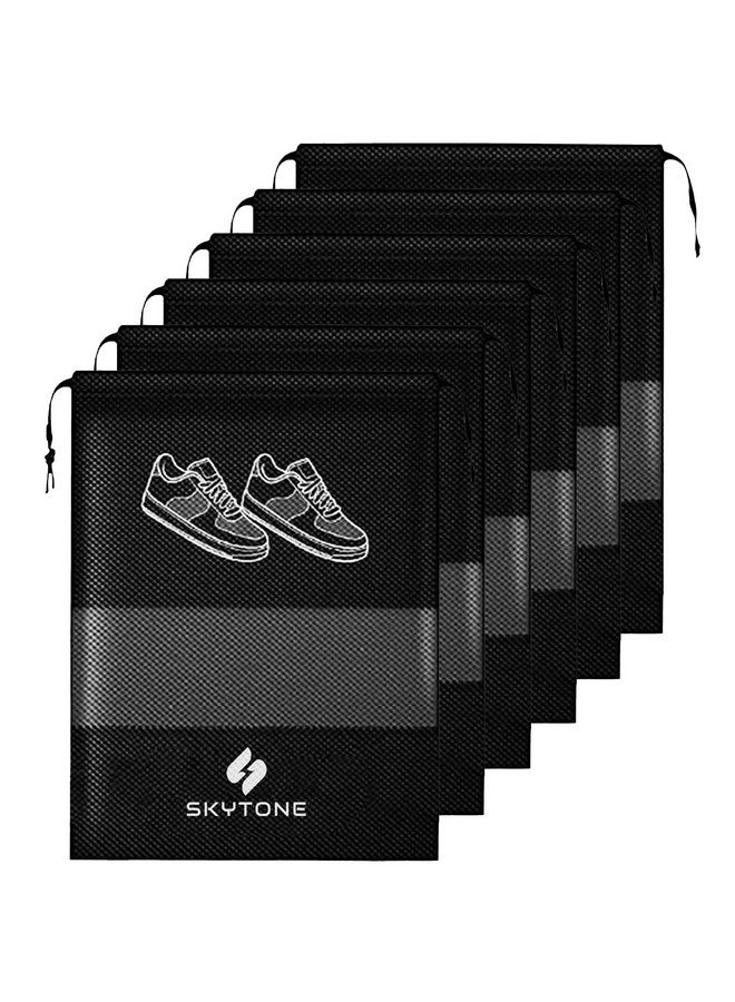 SKYTONE Shoe Bag for Travel & Storage Travel Organizer for Women & Men Travel Accessories Shoe Organizer Shoe Bags Pouches Travel Shoe Cover for Travelling Travel Essentials (Pack of 3) - Image 1