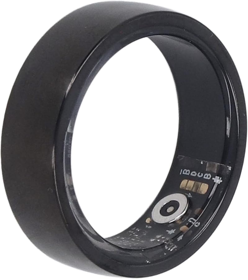 Vbestlife Smart Ring Fitness Tracker Black IP68 Waterproof Multi Sport Modes Step Counter - Image 1