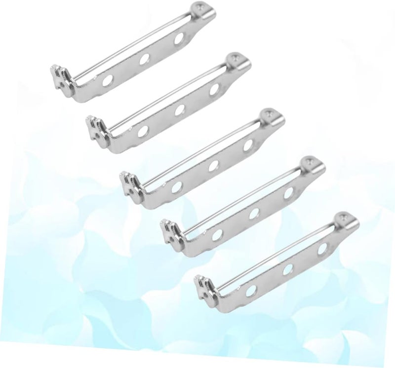 38mm Metal Safety Brooch Pins Fashion Catch Pin for Clothing 100pcs Simple Design - Image 3