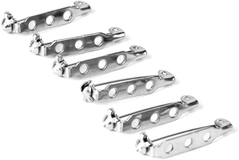 38mm Metal Safety Brooch Pins Fashion Catch Pin for Clothing 100pcs Simple Design - Image 1
