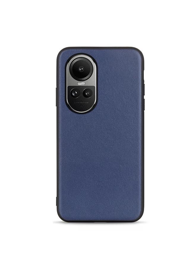 S-TOP Case For OPPO Reno10 Global / 10 Pro Global Lambskin Texture Genuine Leather Phone Case - Image 1