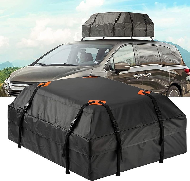Car Roof Bag Large Capacity Waterproof, 600D Oxford Cloth Vehicle Cargo Carrier for Outdoor Travel - Durable Design, Easy Installation for SUVs and Trucks - Image 5