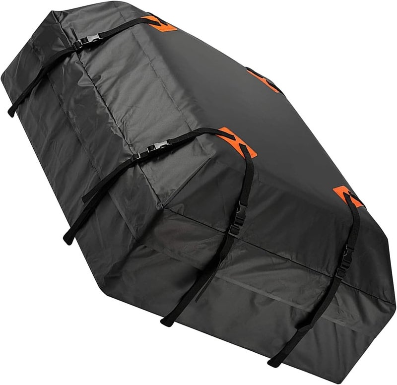 Car Roof Bag Large Capacity Waterproof, 600D Oxford Cloth Vehicle Cargo Carrier for Outdoor Travel - Durable Design, Easy Installation for SUVs and Trucks - Image 4