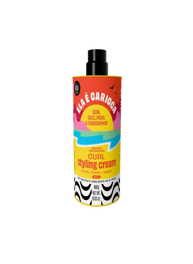 Lola From Rio - Ela E Carioca - 3ABC Curl-Defining Cream, Boost hydration, Minimize Frizz, Provide Soft, Flexible Control for 3ABC Curl Type 17.64 Fl Oz - Image 1