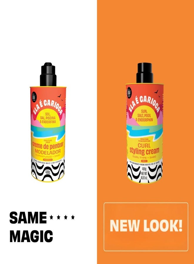 Lola From Rio - Ela E Carioca - 3ABC Curl-Defining Cream, Boost hydration, Minimize Frizz, Provide Soft, Flexible Control for 3ABC Curl Type 17.64 Fl Oz - Image 2