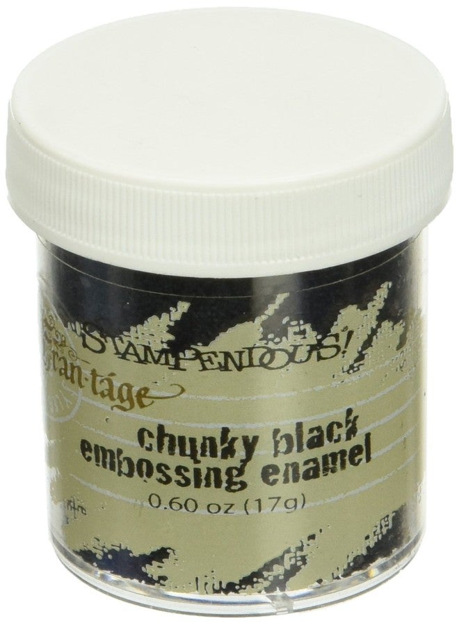 Stampendous Frantage Deep Impression Embossing Enamel .6oz-Chunky Black