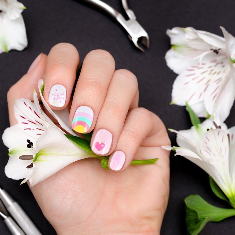 120Pcs Kids Fake Nails Full Cover Press Nails Girls Manicure False Nails - Image 5