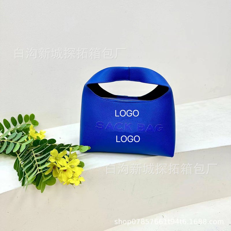 Letter Bag New Fashion Contrast Small Square Bag Shoulder Bag Niche Design Letter Portable Messenger Bag - Image 3