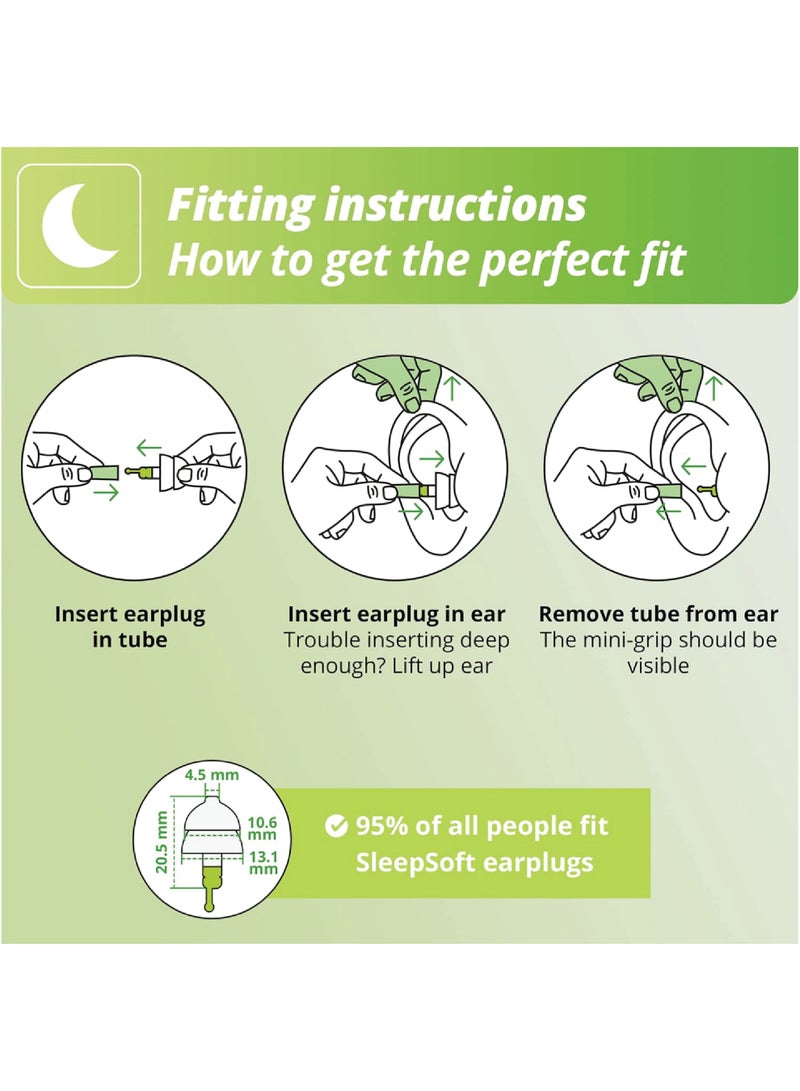 Alpine SleepSoft Sleeping Earplugs – Ultra‑Soft Reusable Side‑Sleeper Filters, Hypoallergenic – Noise Reduction for Better Sleep (1 Pair) - Image 4