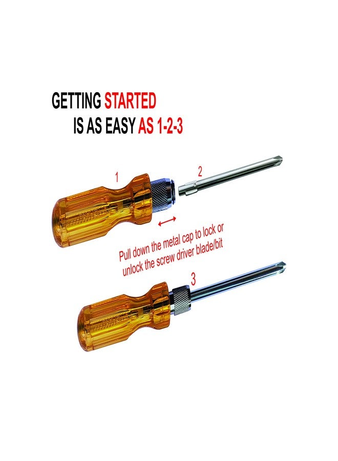 CiW Screw Driver Kit (8in1) 518CA-OR - Image 3